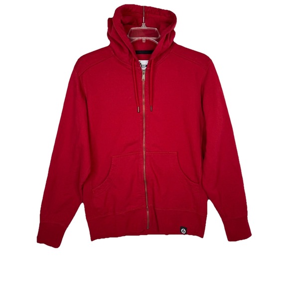 American Giant Hoodie Mens L Red Classic Full Zip Made In USA Heavyweight - Picture 2 of 6